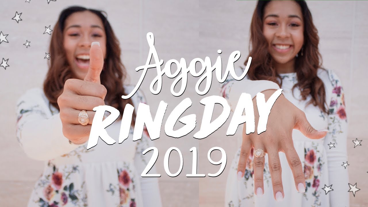 Tamu Gave Me A Present Aggie Ring Day 2019 Grwm Ring Presentation Youtube