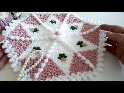 En Kolay Kutup Yıldızı Lif Modeli Yapımı#lifci_peri #crochet #knitting