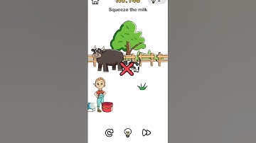 brain out level 146.squeeze the milk