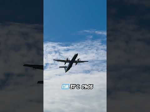 De Havilland Aircraft of Canada Q400 #osakajapan #takeoff #q400 #enginesound #ana #summer