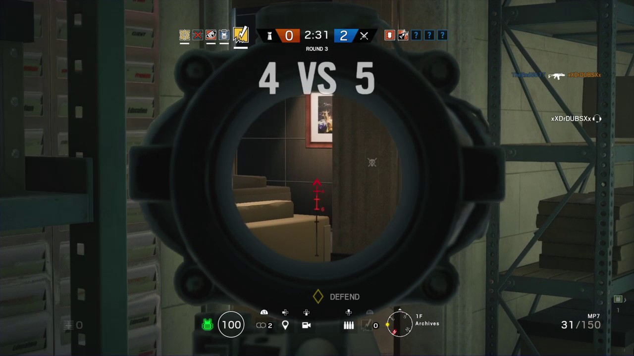 Tom Clancy's Rainbow Six® Siege 1 v. 5 ACE - YouTube