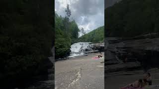 Lower Triple Falls in North Carolina's DuPont State Forest