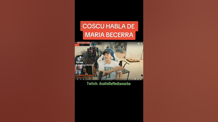 COSCU habla de MARIA BECERRA