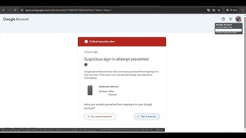 Chuyện của xã hội: Google ngăn cản những nỗ lực đáng nghi ngờ khi truy cập email từ người lạ.