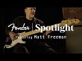 Spotlight matt freeman  american professional ii series  fender