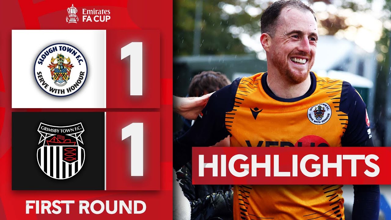 Slough Town 1-1 Grimsby Town | First Round | Emirates FA Cup 2023-24