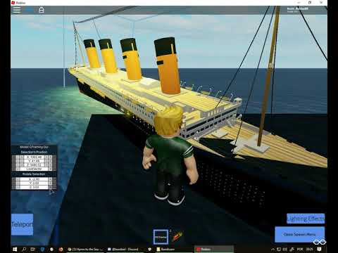 Minecraft Titanic 1 O Navio Afundou E Agora - roblox ana bela o titanic vai afundar titanic