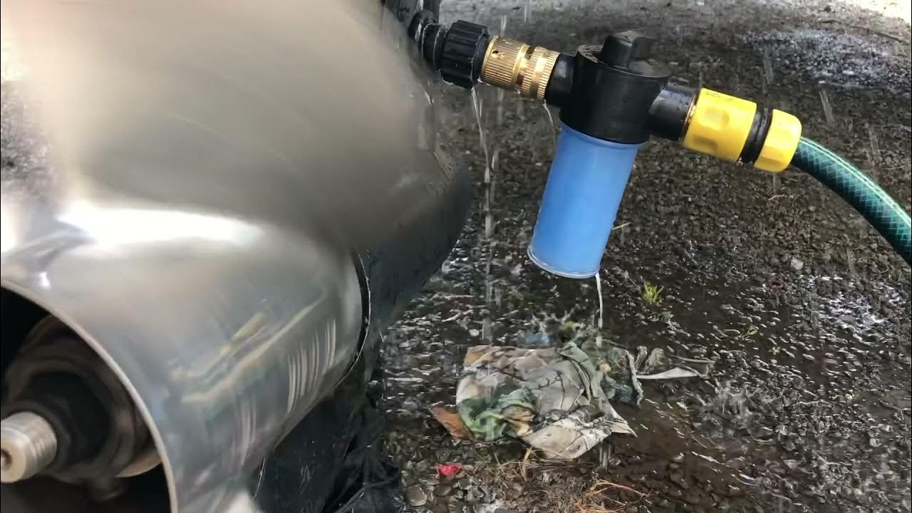 How to flush your Mercruiser after saltwater YouTube