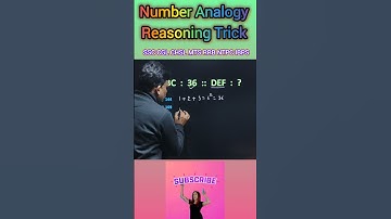 Analogy | Number Analogy | Reasoning Classes| SSC CGL Reasoning | RRB NTPC Missing Number || #shorts