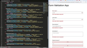 Form Validation - Bootstrap CSS Glyphicons - Part 4