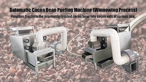 Cocoa Bean Peeling Machine|Cocoa Bean Winnowing Machine|Cocoa Winnower Machine|Cocoa Nibs Machine