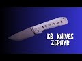 KB Knives Zephyr disassembly and overview. 
