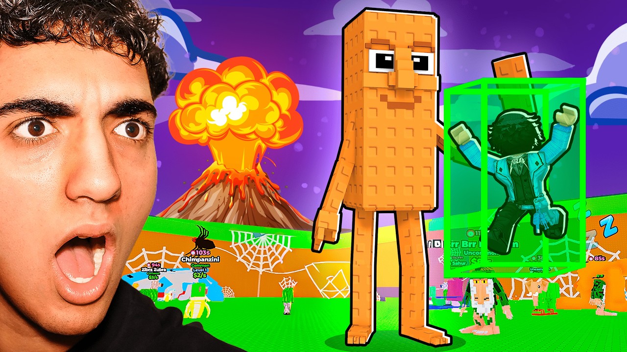 Использование АДМИНИСТРАТИВНЫХ КОМАНД в игре Don’t Wake The Brainrot..