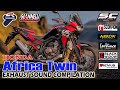 NEW HONDA Africa Twin **Exhaust Sound Compilation | CRF1100L CRF1000