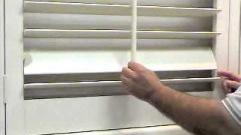 How To Replace Broken Louver Part 2 - Norman Shutters