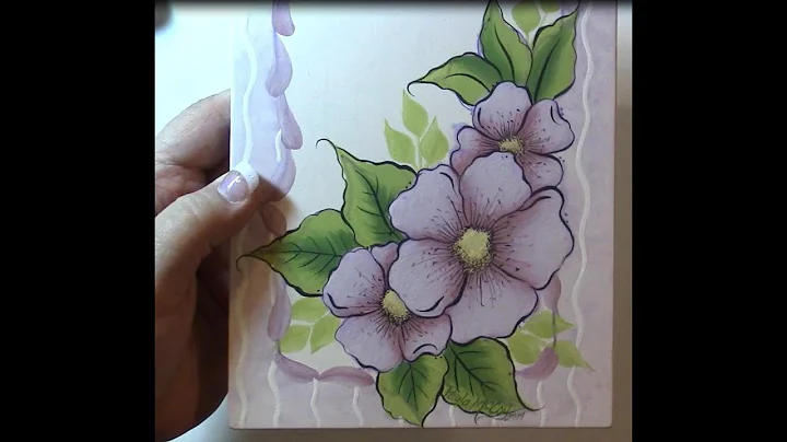 Painting with Paula - Purple Flower