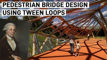 Pedestrian Bridge Design | Rhino Pufferfish tutorial