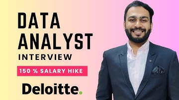 150% Salary Hike! Deloitte Data Analyst Reveals EXACT Interview Questions Asked