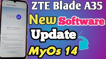 Zte Blade A35 New Software update // How to software update zte blade a35