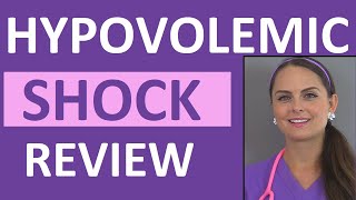 Hypovolemic Shock Nursing, Treatment, Management, Interventions NCLEX