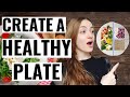 HOW TO CREATE A HEALTHY PLATE OF FOOD— balanced meals with the plate method. | Edukale