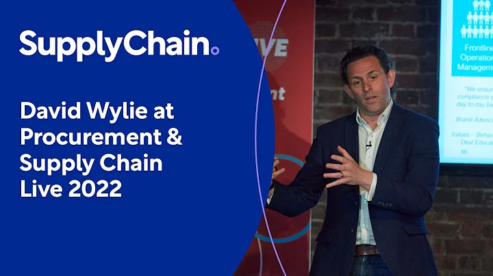 David Wylie at Procurement & Supply Chain Live 2022