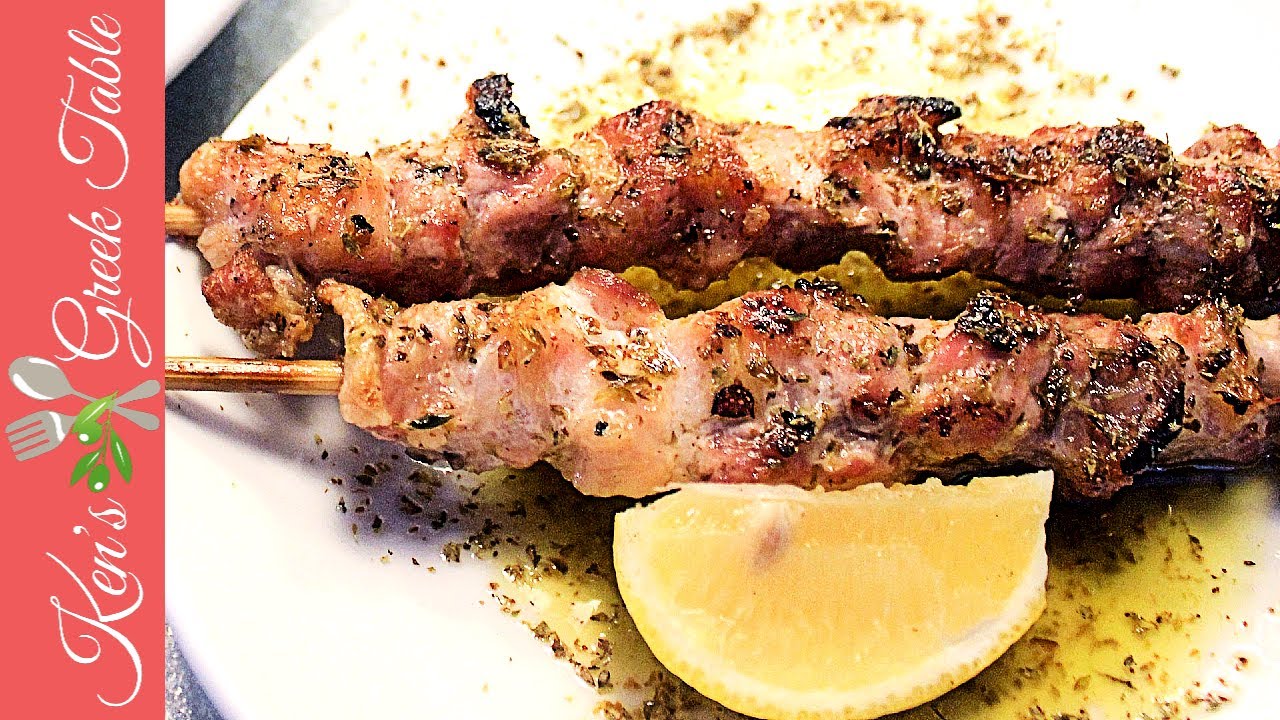how-to-make-authentic-souvlaki-greek-street-meat-youtube