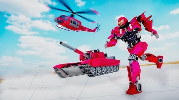 Tank Robot Transform Wars - Multi Robot Game 2021 - Gameplay Walkthrough Part 1 (Android, iOS)