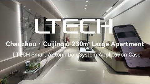 Elevating Urban Living: LTECH Smart Automation in a Rare 230㎡ Luxury Apartment