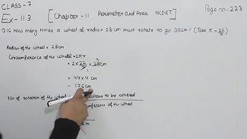Class 7 -Question 16 Ex- 11.3 -Perimeter and Area - Chapter 11 Maths Class 7- NCERT