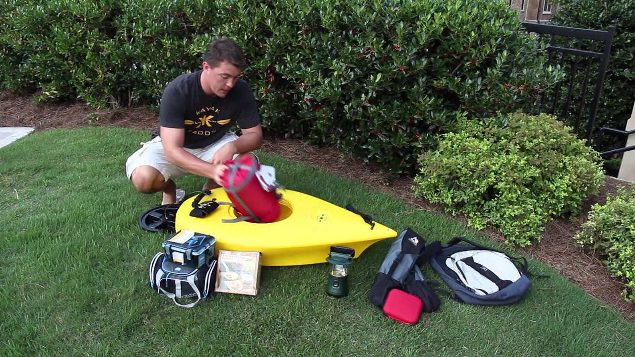 What Fits In the Kayak Kaddy - YouTube