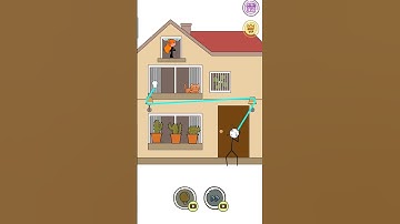 Escape rope weegoon game play walk through all levels 77 solution funny stickman brain