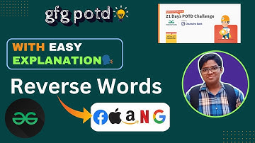 Reverse Words II gfg potd today | 19-09-2024 | Problem of the day #day171