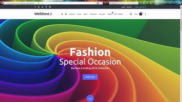 Welldone Magento theme - customization video guide