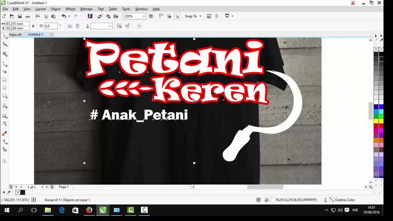  Membuat  desain  baju  dengan  corel draw  YouTube