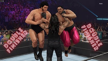 WWE 2K24 All Double Finisher move animations!