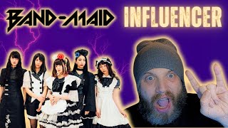 The Most Insane Guitar Solos In History?? BAND-MAID  - INFLUENCER [REACTION!]