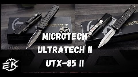 Microtech Ultratech II vs UTX 85 II Stepside Knives