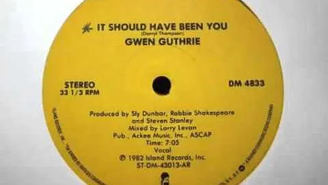 Gwen Guthrie - It Should Have Been You (12" 1982)