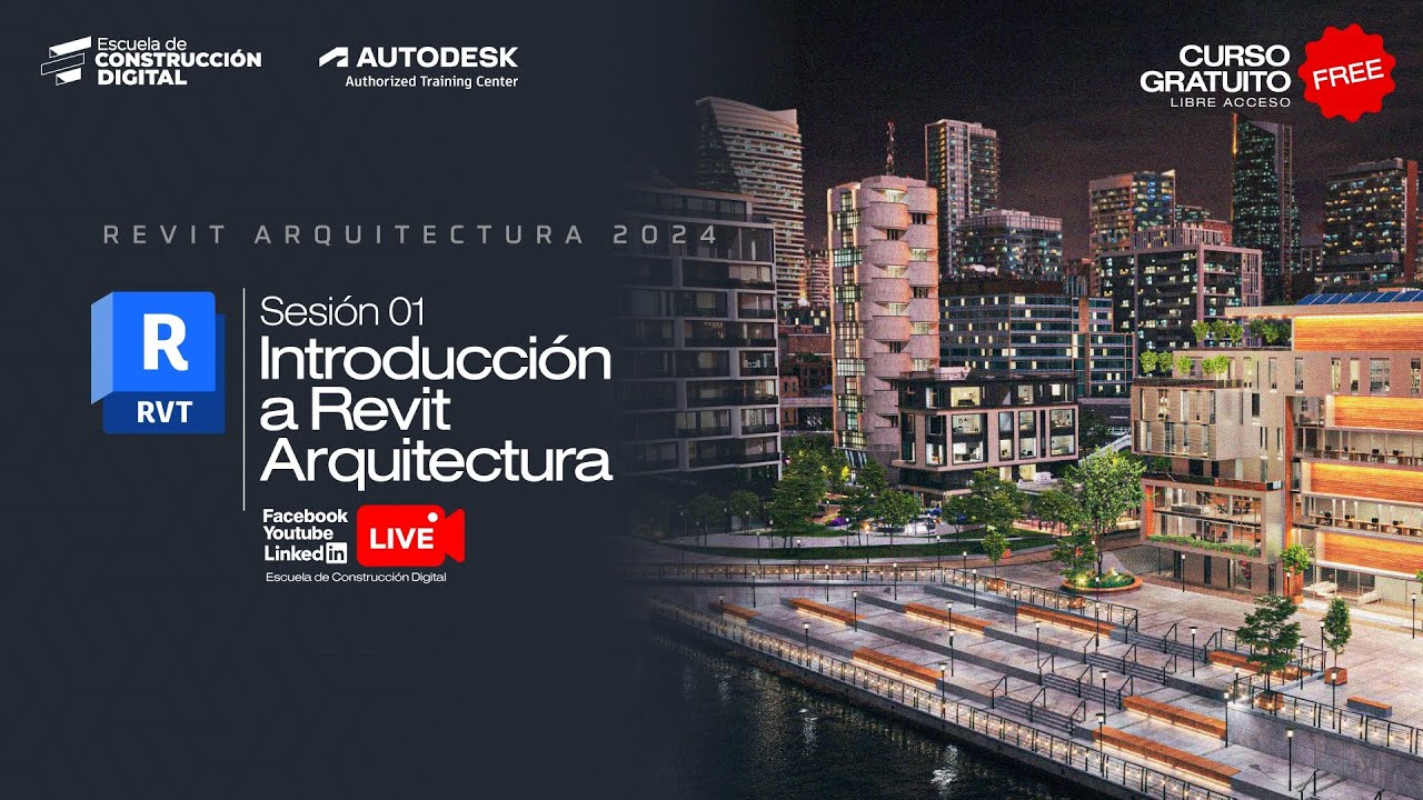 🚧Revit Arquitectura 2024 S01 Introducción a Revit Arquitectura