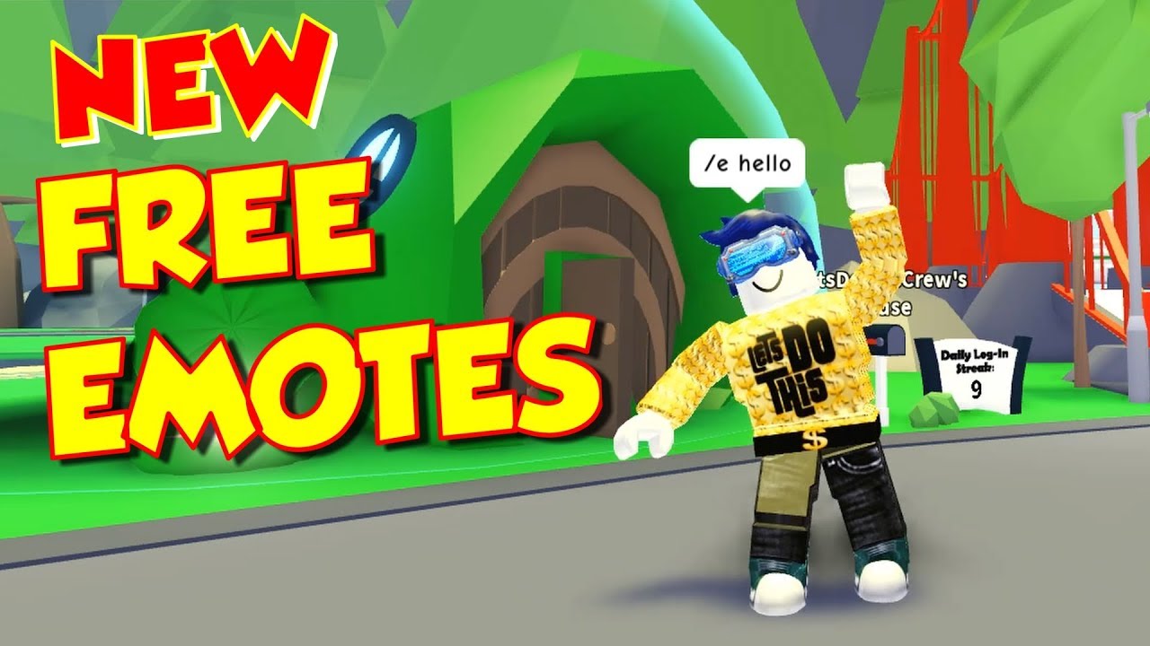 Free Roblox Emotes To Use In Adopt Me And How To Use Them Youtube - all /e emotes roblox 2019