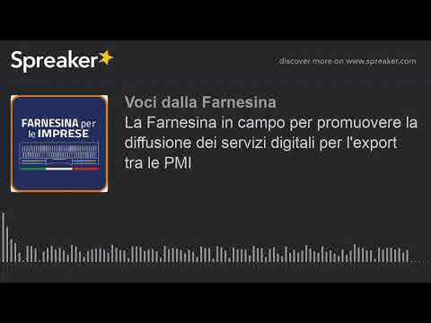 La Farnesina in campo per promuovere la diffusione dei servizi digitali per l'export tra le PMI