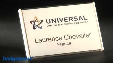 vista® | Name badges by badgepoint®