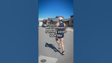 What different running paces look like 🏃‍♂️