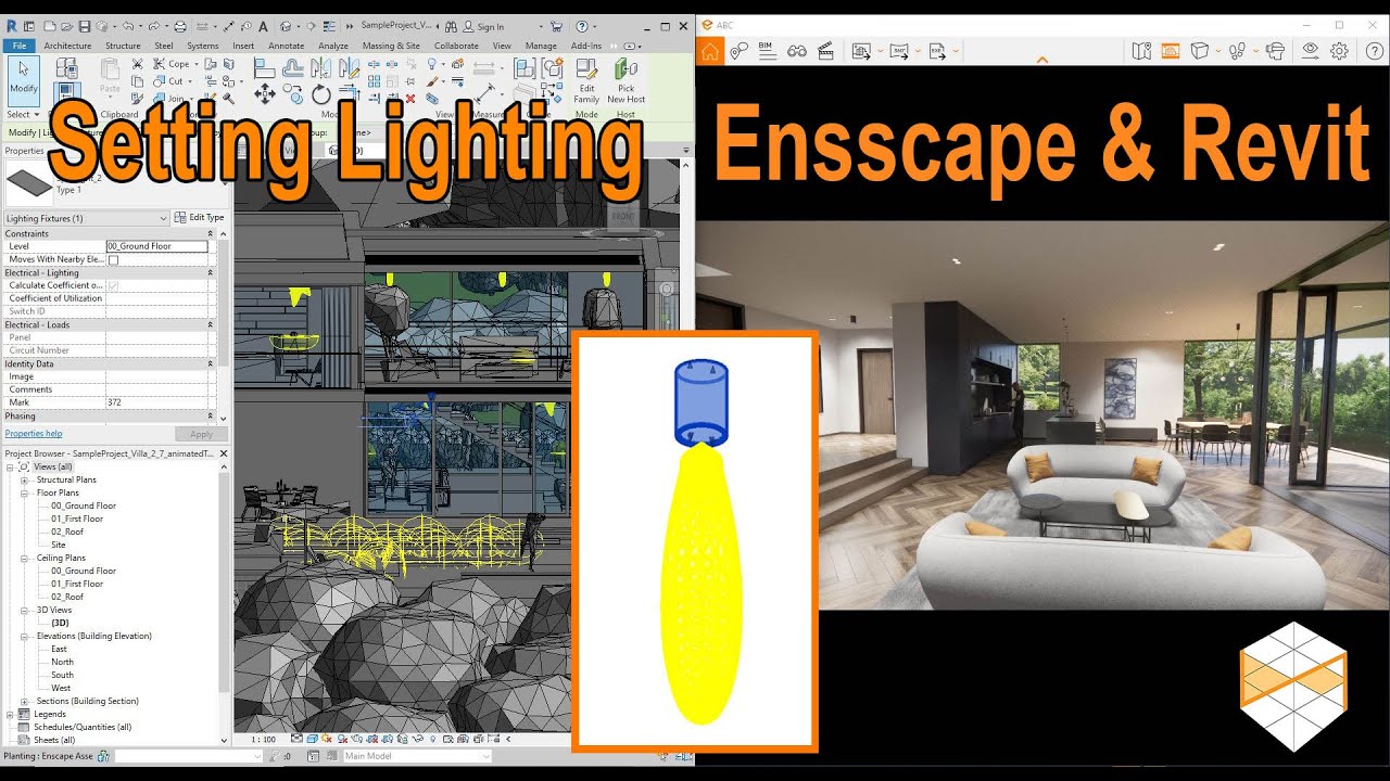 enscape revit amibent lighting