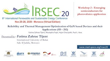 252 - Reliability and Thermal Management Optimization of GaN based Devices and their Applications