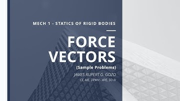 Force Vectors Sample Problems 1