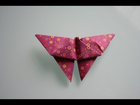 Origami Schmetterling falten origami butterfly - YouTube