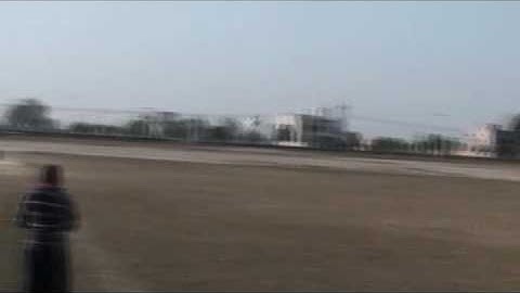 Mini Titan E325 Crash (First Inverted Hover Attempt)