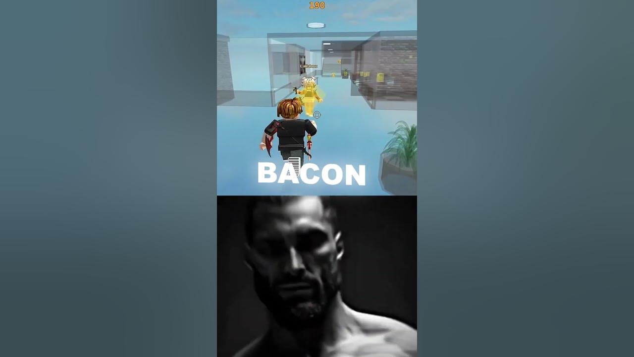 Gigachad Bacon Roblox | #roblox #robloxshorts #robloxtrend #memes #
